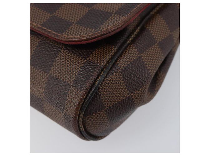 LOUIS VUITTON Damier Ebene Favorit MM Shoulder Bag M41129 LV Auth gh2407 - vista 15