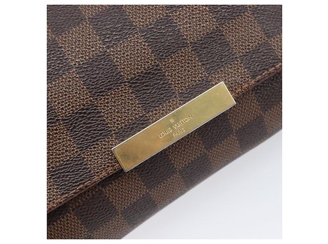 LOUIS VUITTON Damier Ebene Favorit MM Shoulder Bag M41129 LV Auth gh2407 - vista 20
