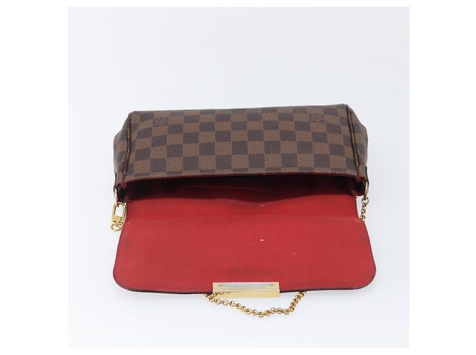 LOUIS VUITTON Damier Ebene Favorit MM Shoulder Bag M41129 LV Auth gh2407 - vista 21