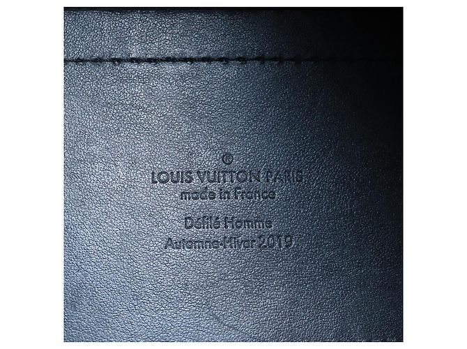 LOUIS VUITTON Monogram Mesh Soft Trunk Shoulder Bag Black M53964 LV Auth 203133M Nero - vista 22
