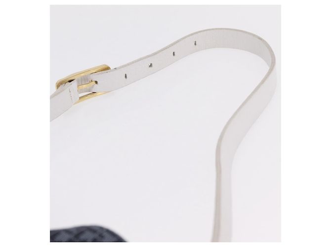 LOEWE Schultertasche Canvas Blue Gold Auth bs37397A Blau Golden - Ansicht 15