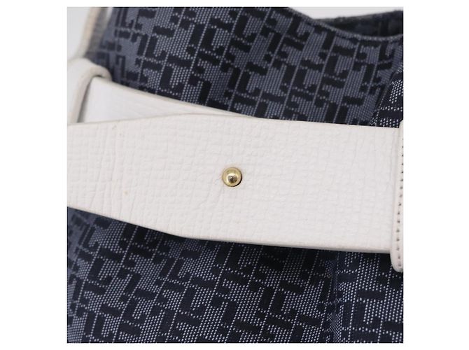 LOEWE Schultertasche Canvas Blue Gold Auth bs37397A Blau Golden - Ansicht 22