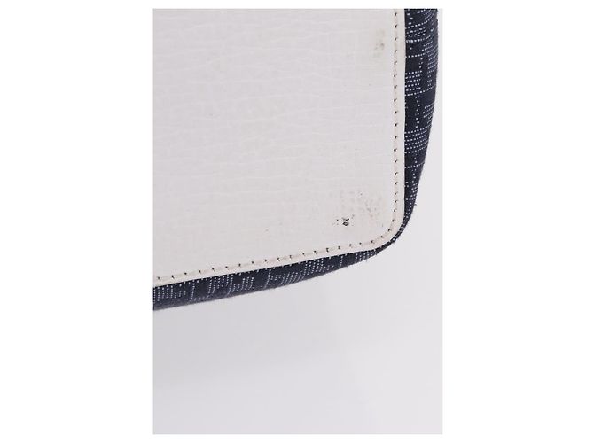 LOEWE Schultertasche Canvas Blue Gold Auth bs37397A Blau Golden - Ansicht 6