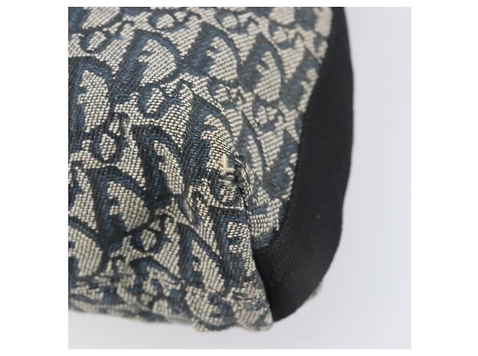 Borsa a tracolla Christian Dior Trotter Canvas Navy Silver Auth 204237 Argento Blu navy - vista 16