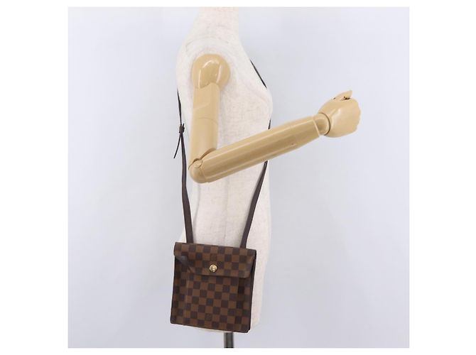 LOUIS VUITTON Damier Ebene Pimlico Shoulder Bag N45272 LV Auth ka6330 - vista 28
