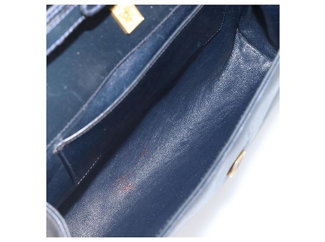 Borsa a tracolla GUCCI GG Supreme PVC Navy Gold Auth ep15976 - vista 20