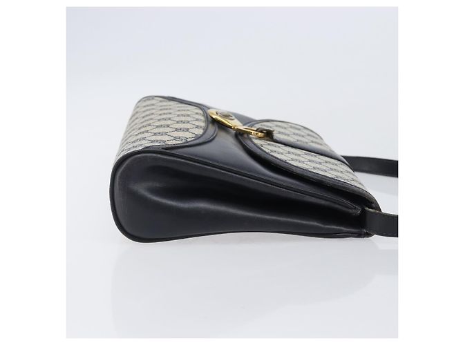 Borsa a tracolla GUCCI GG Supreme PVC Navy Gold Auth ep15976 - vista 4