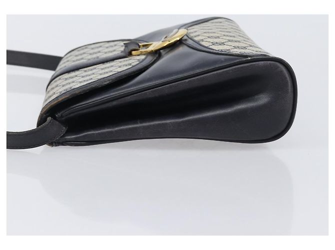 Borsa a tracolla GUCCI GG Supreme PVC Navy Gold Auth ep15976 - vista 5