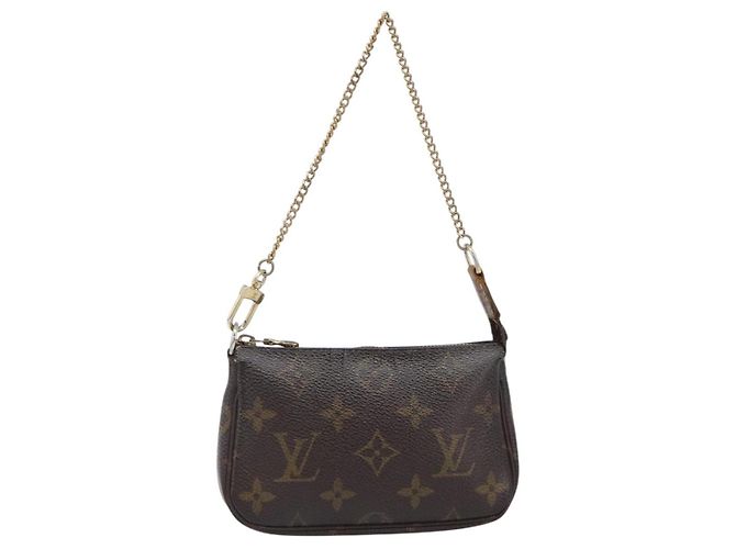 LOUIS VUITTON Monogram Mini Pochette Accessoires Pouch N41667 LV Auth bs37115 Monograma - vista 13