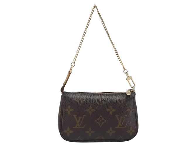 LOUIS VUITTON Monogram Mini Pochette Accessoires Pouch N41667 LV Auth bs37115 Monograma - vista 2