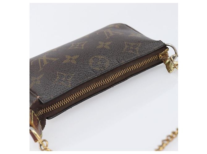 LOUIS VUITTON Monogram Mini Pochette Accessoires Pouch N41667 LV Auth bs37115 Monograma - vista 6