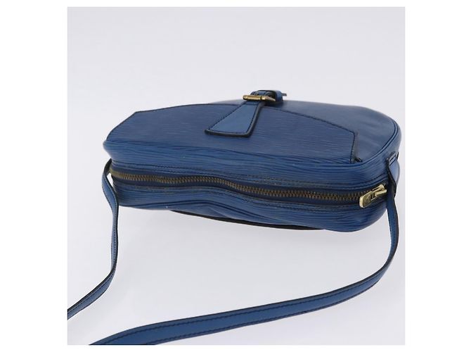 Borsa a tracolla LOUIS VUITTON Epi Jeune Fille MM Blu M52155 LV Auth 202822 - vista 14