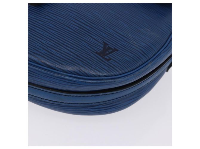 Borsa a tracolla LOUIS VUITTON Epi Jeune Fille MM Blu M52155 LV Auth 202822 - vista 18