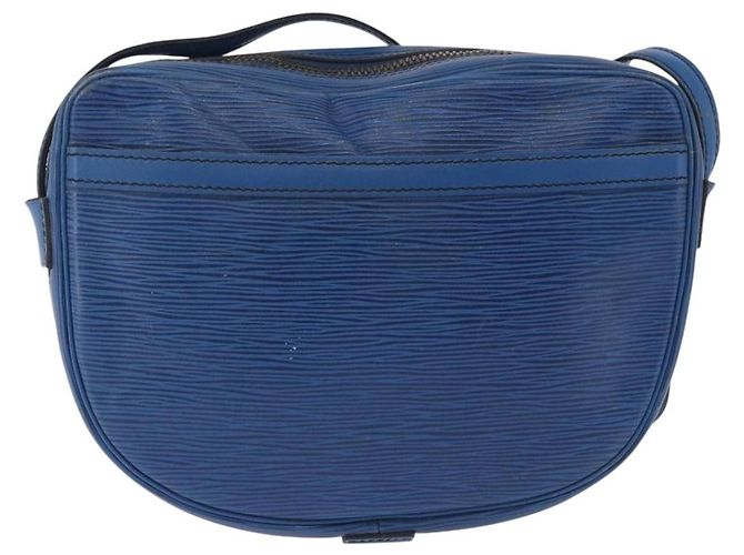 Borsa a tracolla LOUIS VUITTON Epi Jeune Fille MM Blu M52155 LV Auth 202822 - vista 3