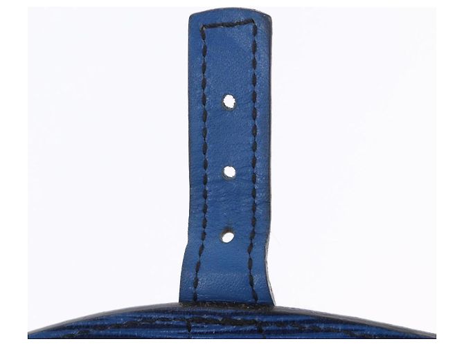 Borsa a tracolla LOUIS VUITTON Epi Jeune Fille MM Blu M52155 LV Auth 202822 - vista 30
