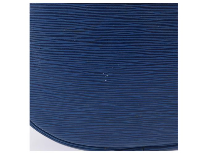 Borsa a tracolla LOUIS VUITTON Epi Jeune Fille MM Blu M52155 LV Auth 202822 - vista 4