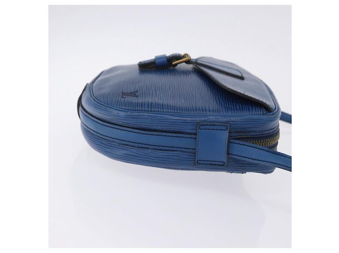 Borsa a tracolla LOUIS VUITTON Epi Jeune Fille MM Blu M52155 LV Auth 202822 - vista 5