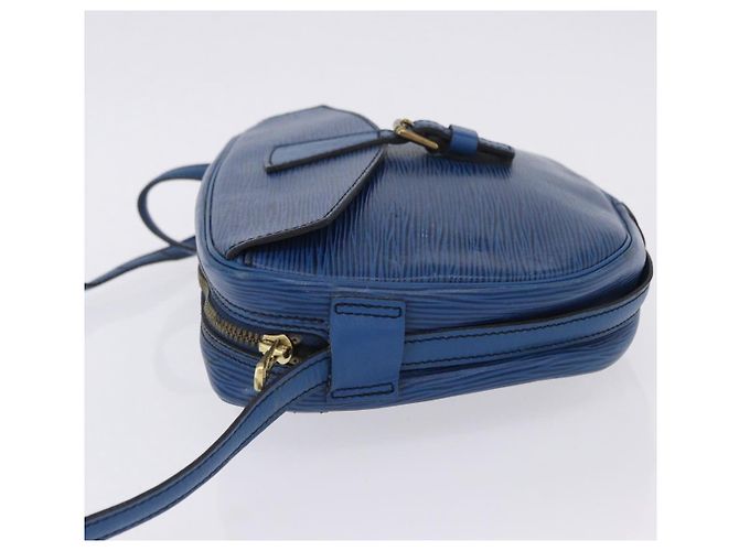 Borsa a tracolla LOUIS VUITTON Epi Jeune Fille MM Blu M52155 LV Auth 202822 - vista 6