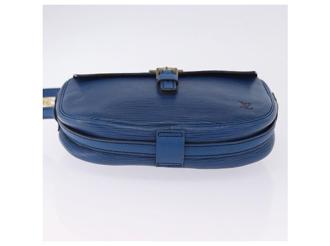 Borsa a tracolla LOUIS VUITTON Epi Jeune Fille MM Blu M52155 LV Auth 202822 - vista 7