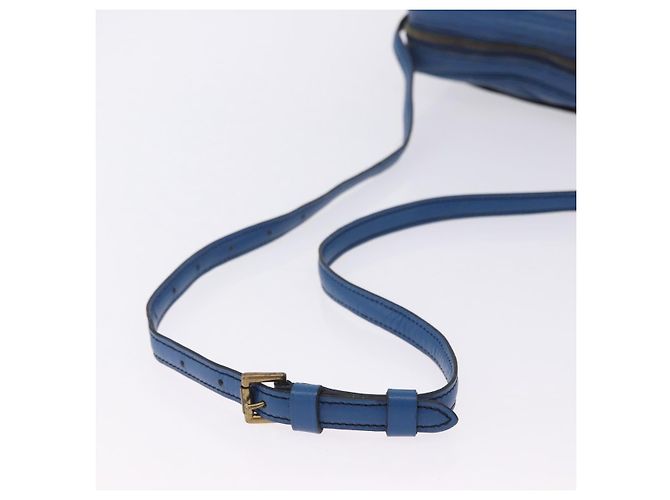 Borsa a tracolla LOUIS VUITTON Epi Jeune Fille MM Blu M52155 LV Auth 202822 - vista 8