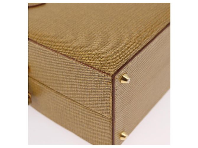 FENDI Handtasche Leder 2way Beige Gold Auth ka6408 Golden - Ansicht 15
