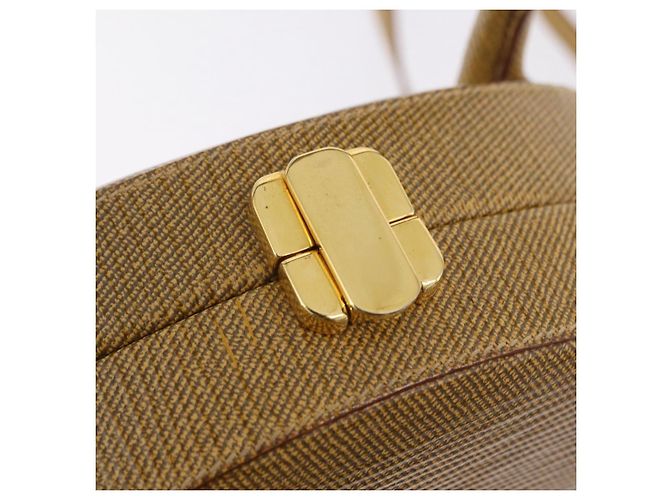 FENDI Handtasche Leder 2way Beige Gold Auth ka6408 Golden - Ansicht 19