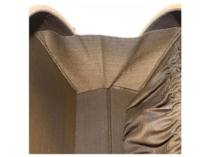 FENDI Handtasche Leder 2way Beige Gold Auth ka6408 Golden - Ansicht 21