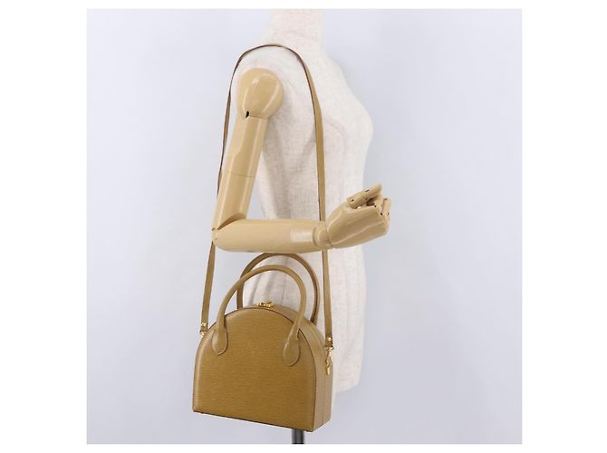 FENDI Handtasche Leder 2way Beige Gold Auth ka6408 Golden - Ansicht 23