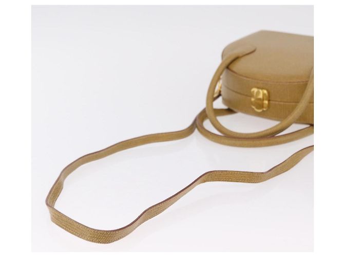 FENDI Handtasche Leder 2way Beige Gold Auth ka6408 Golden - Ansicht 9