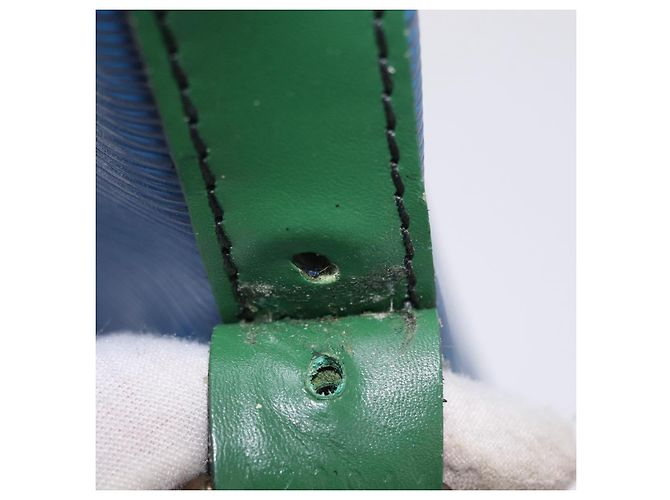 Borsa a tracolla LOUIS VUITTON Epi Noe Green Blue M44044 LV Auth mr2992 Verde - vista 11
