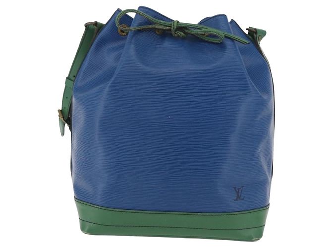 Borsa a tracolla LOUIS VUITTON Epi Noe Green Blue M44044 LV Auth mr2992 Verde - vista 13