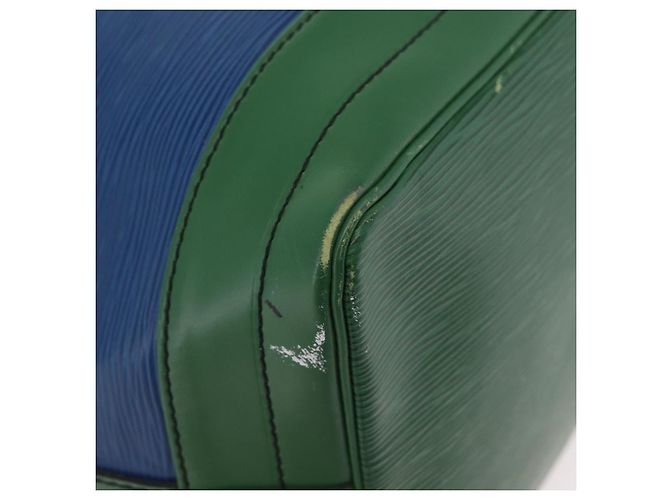 Borsa a tracolla LOUIS VUITTON Epi Noe Green Blue M44044 LV Auth mr2992 Verde - vista 18