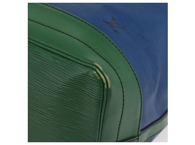 Borsa a tracolla LOUIS VUITTON Epi Noe Green Blue M44044 LV Auth mr2992 Verde - vista 19