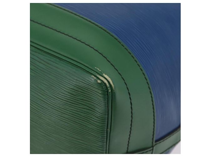 Borsa a tracolla LOUIS VUITTON Epi Noe Green Blue M44044 LV Auth mr2992 Verde - vista 22
