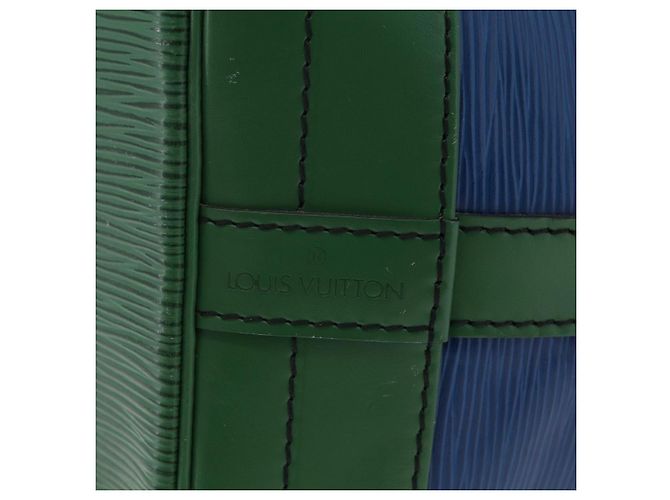 Borsa a tracolla LOUIS VUITTON Epi Noe Green Blue M44044 LV Auth mr2992 Verde - vista 23