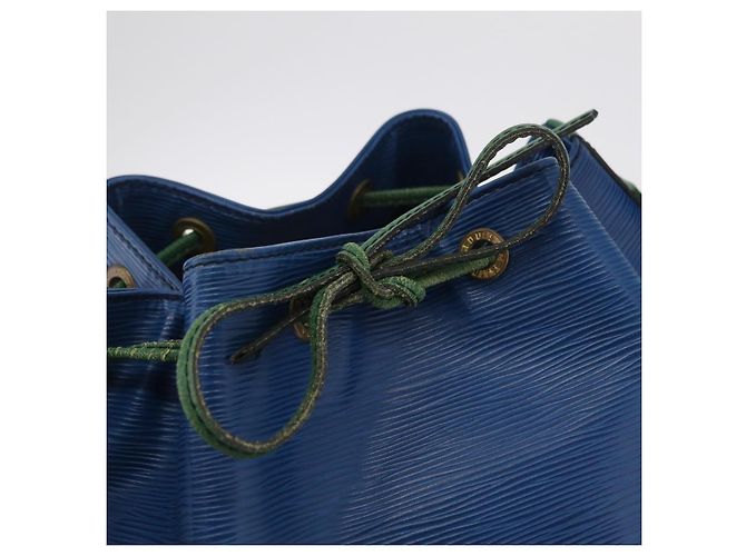 Borsa a tracolla LOUIS VUITTON Epi Noe Green Blue M44044 LV Auth mr2992 Verde - vista 24