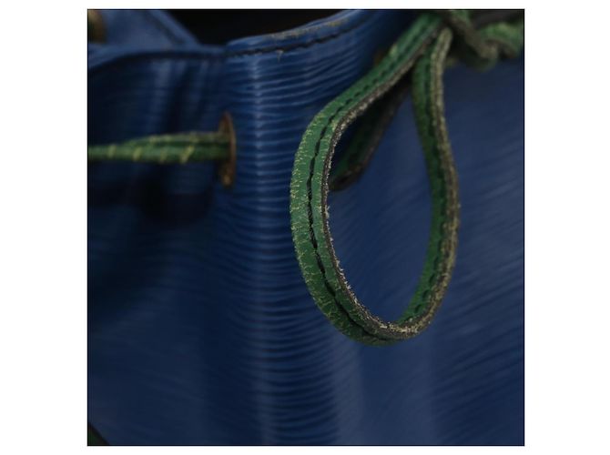Borsa a tracolla LOUIS VUITTON Epi Noe Green Blue M44044 LV Auth mr2992 Verde - vista 25