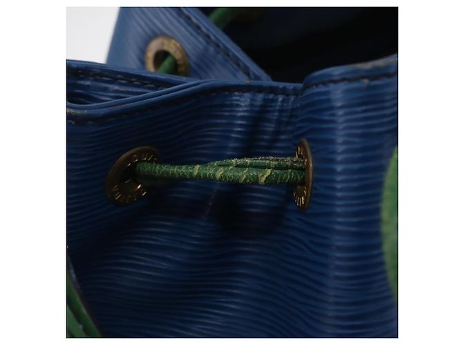Borsa a tracolla LOUIS VUITTON Epi Noe Green Blue M44044 LV Auth mr2992 Verde - vista 26