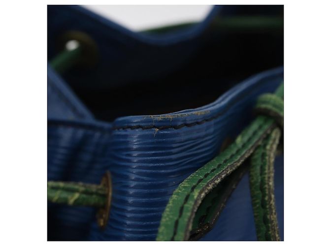 Borsa a tracolla LOUIS VUITTON Epi Noe Green Blue M44044 LV Auth mr2992 Verde - vista 27