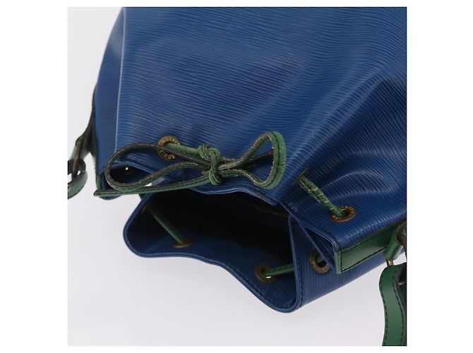 Borsa a tracolla LOUIS VUITTON Epi Noe Green Blue M44044 LV Auth mr2992 Verde - vista 7