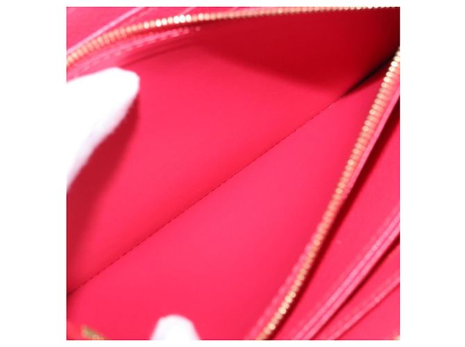 LOUIS VUITTON Monogram Cherry Zippy Long Wallet White M14240 LV Auth 206069SAM Bianco - vista 11