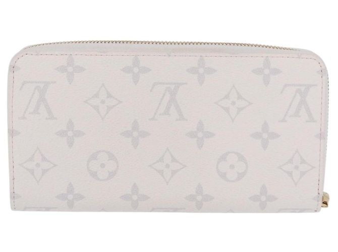 LOUIS VUITTON Monogram Cherry Zippy Long Wallet White M14240 LV Auth 206069SAM Bianco - vista 2