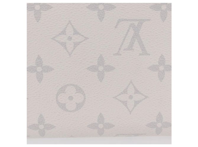 LOUIS VUITTON Monogram Cherry Zippy Long Wallet White M14240 LV Auth 206069SAM Bianco - vista 3