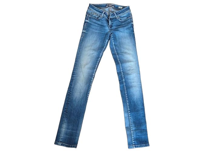 Autre Marque Salsa Jean Push Up Shape Up Premium Wash Bleu Delave W27 L32 Talla 36 Vaqueros para Mujer Azul - vista 2