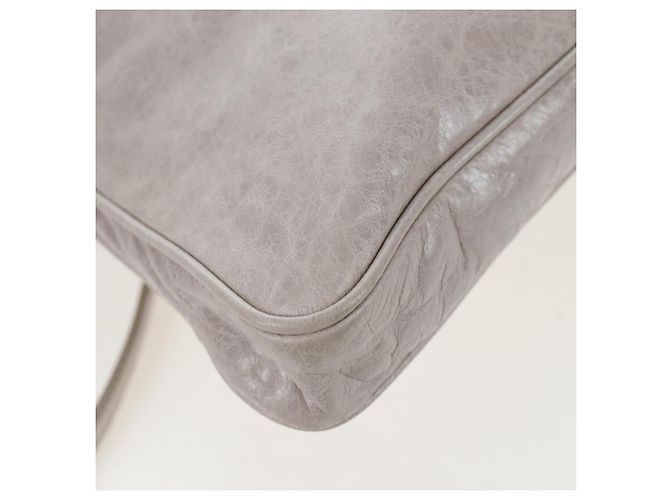 Borsa a tracolla Miu Miu Vitellolux Gray Gold Auth 205975V Marrone D'oro - vista 19