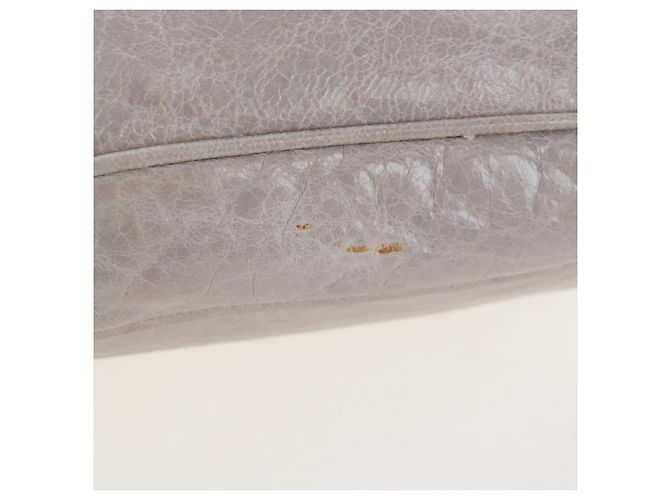 Borsa a tracolla Miu Miu Vitellolux Gray Gold Auth 205975V Marrone D'oro - vista 6