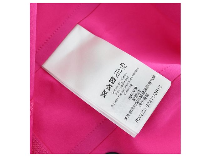Abito Tank LOUIS VUITTON Abito camicia pezzo unico Nylon 38 Rosa LV Auth 203730M - vista 16
