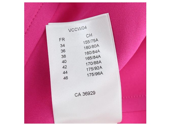 Abito Tank LOUIS VUITTON Abito camicia pezzo unico Nylon 38 Rosa LV Auth 203730M - vista 18