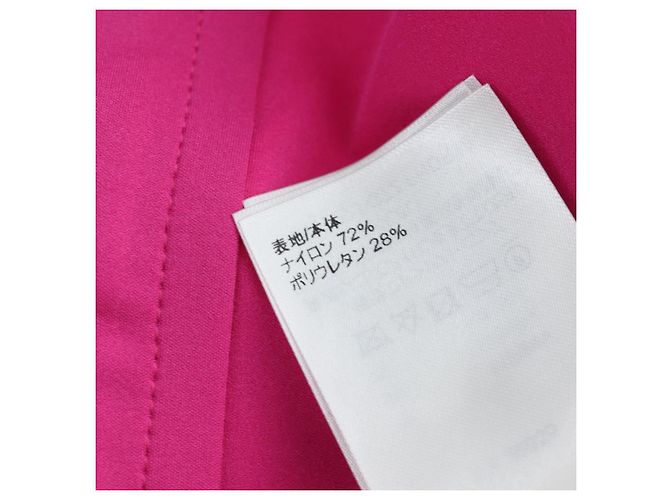 Abito Tank LOUIS VUITTON Abito camicia pezzo unico Nylon 38 Rosa LV Auth 203730M - vista 20