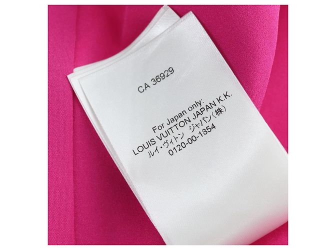 Abito Tank LOUIS VUITTON Abito camicia pezzo unico Nylon 38 Rosa LV Auth 203730M - vista 21